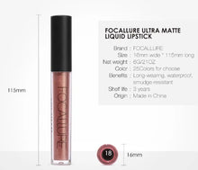 Загрузить изображение в средство просмотра галереи, 32 Colors Matte Liquid Lipstick Waterproof Long-lasting Lip Gloss
