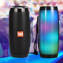 Load image into Gallery viewer, Portable High Outdoor Bass Speaker TF FM Radio with LED Light