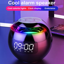 Load image into Gallery viewer, Mini Wireless Bluetooth Sound box with LED Alarm Display