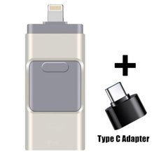 Load image into Gallery viewer, 4 IN 1 OTG USB Flash Drive for iPhone with type c adapter