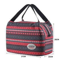 Load image into Gallery viewer, Portable Insulated Canvas Lunch Bag