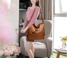 Load image into Gallery viewer, Women PU Leather Shoulder Bag