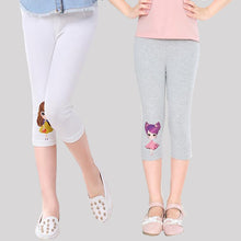Загрузить изображение в средство просмотра галереи, Kids Girl Elastic Leggings Cotton Cartoon Pants