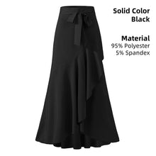 Загрузить изображение в средство просмотра галереи, Elegant High Waist Long Skirt