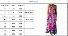 Загрузить изображение в средство просмотра галереи, New Ethnic Boho Loose Printed Floral