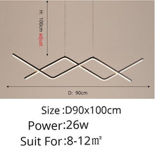 Загрузить изображение в средство просмотра галереи, Nordic creative LED Designer chandelier