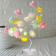 Load image into Gallery viewer, LED Rose Flower Tree Table Lamp