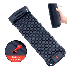 Load image into Gallery viewer, Camping Ultralight Inflatable Sleeping Mattress with Pillow