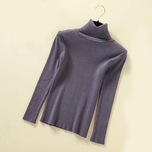 Загрузить изображение в средство просмотра галереи, Turtleneck Women Pullover Sweater