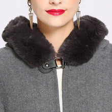 Load image into Gallery viewer, Warm Winter Plaid Poncho Shawl