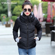 Load image into Gallery viewer, Winter Autumn Jacket Outwear Black