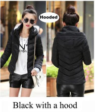 Load image into Gallery viewer, Winter Autumn Jacket Outwear Black