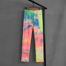 Загрузить изображение в средство просмотра галереи, Girls Leggings Graffiti Printing Soft Elastic for 2-11 Years