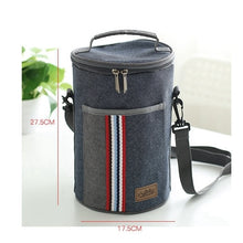 Load image into Gallery viewer, Denim Thermal Lunch bag