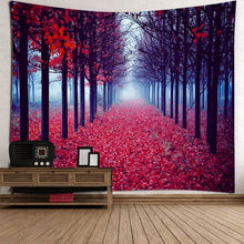 Загрузить изображение в средство просмотра галереи, Wall tapestry Mountain Tapestry Forest Tree Sunset Tapestry Nature Landscape Tapestry Wall Hanging For Room tapestries decor