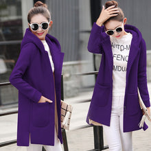 Load image into Gallery viewer, Autumn Winter Women's Fleece Hooded Jacket