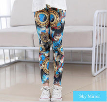 Загрузить изображение в средство просмотра галереи, New Style Print Girl Leggings Skinny 6-11Y