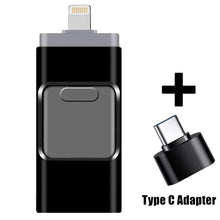 Load image into Gallery viewer, 4 IN 1 OTG USB Flash Drive for iPhone with type c adapter