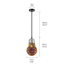 Load image into Gallery viewer, Modern 3D Colorful Nordic Starry Sky Hanging Glass Pendant Lamp