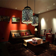 Load image into Gallery viewer, Modern 3D Colorful Nordic Starry Sky Hanging Glass Pendant Lamp