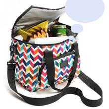 Load image into Gallery viewer, Thermal Double Layer Portable/Picnic Shoulder Lunch Box