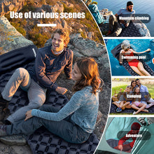 Load image into Gallery viewer, Camping Ultralight Inflatable Sleeping Mattress with Pillow