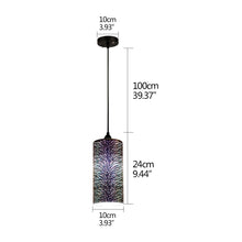 Load image into Gallery viewer, Modern 3D Colorful Nordic Starry Sky Hanging Glass Pendant Lamp