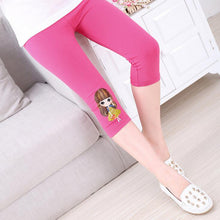 Загрузить изображение в средство просмотра галереи, Kids Girl Elastic Leggings Cotton Cartoon Pants