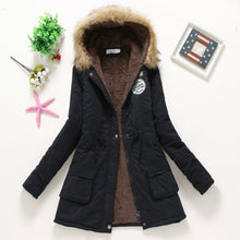 Load image into Gallery viewer, Parka coat with Hooded fur for Her
