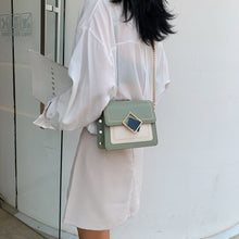 Load image into Gallery viewer, Chain Pu Leather Crossbody Bag