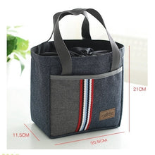 Load image into Gallery viewer, Denim Thermal Lunch bag