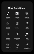 Load image into Gallery viewer, 2 In 1 In-Ear Wireless Bluetooth Stereo Smart Watch
