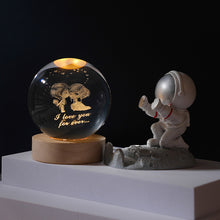 Load image into Gallery viewer, Luminous 3D Glowing Crystal Globe