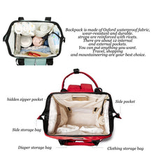 Load image into Gallery viewer, Multifunction Waterproof Baby Essentials Shoulder Bags