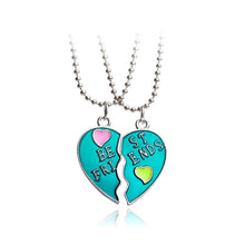 Загрузить изображение в средство просмотра галереи, Heart Broken Best Friends Necklace Pendant Chain 2PCS/Set