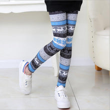 Загрузить изображение в средство просмотра галереи, New Style Print Girl Leggings Skinny 6-11Y
