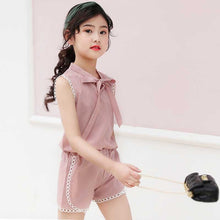 Загрузить изображение в средство просмотра галереи, Fashion Girls Clothing Set Lace Shirt + Floral Pants (2PCS )