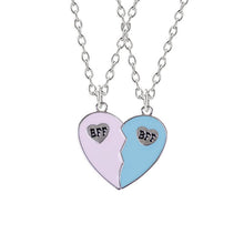 Загрузить изображение в средство просмотра галереи, Heart Broken Best Friends Necklace Pendant Chain 2PCS/Set