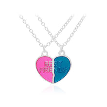 Загрузить изображение в средство просмотра галереи, Heart Broken Best Friends Necklace Pendant Chain 2PCS/Set