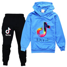 Загрузить изображение в средство просмотра галереи, Tik Tok Hoodie & Sweatpants Girl Clothing 7-16 yrs