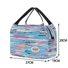 Load image into Gallery viewer, Portable Insulated Canvas Lunch Bag