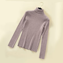 Загрузить изображение в средство просмотра галереи, Turtleneck Women Pullover Sweater