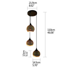 Load image into Gallery viewer, Modern 3D Colorful Nordic Starry Sky Hanging Glass Pendant Lamp