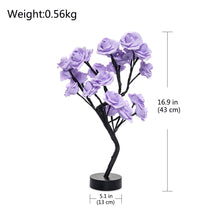 Load image into Gallery viewer, LED Rose Flower Tree Table Lamp