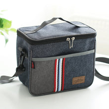 Load image into Gallery viewer, Denim Thermal Lunch bag