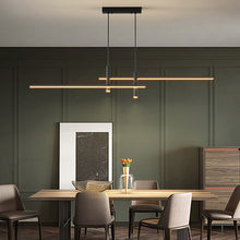 Загрузить изображение в средство просмотра галереи, LED Modern Nordic Hanging Long Strip Lights With Spotlight