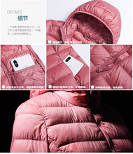 Load image into Gallery viewer, Female Ultralight Warm Casual Hooded Jacket