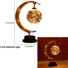 Загрузить изображение в средство просмотра галереи, LED Moon Sepak Takraw Lamp Line Rattan Handmade Hemp Rope