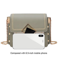 Load image into Gallery viewer, Chain Pu Leather Crossbody Bag