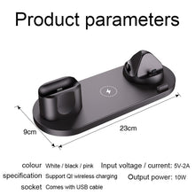 Load image into Gallery viewer, Wireless Charger 6 in 1 Qi Fast Stand for Iphone/Apple Watch/Airpods